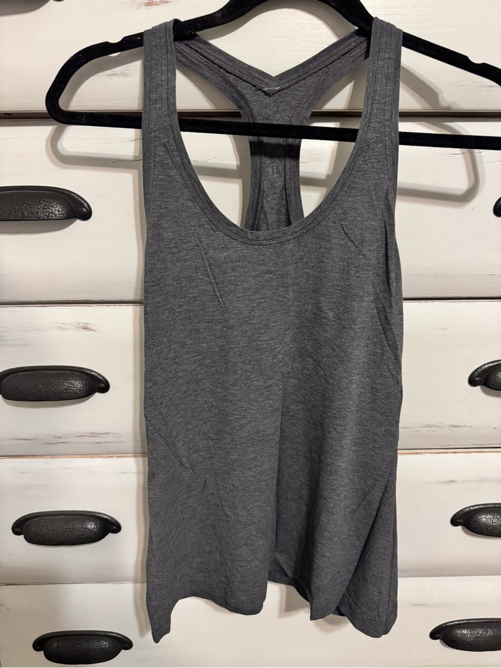 Lululemon Gray Racerback Tank Top - fits like 4/6